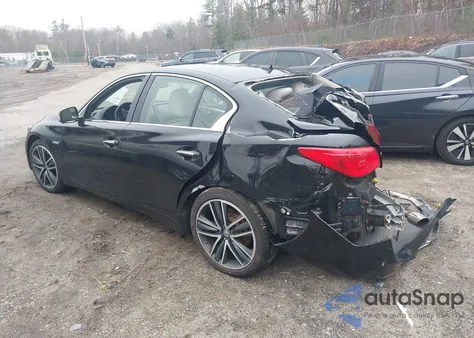 2017 Infiniti Q50 Hybrid from USA, damaged, VIN JN1AV7AR7HM900073